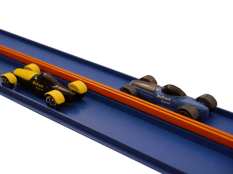 Two Lane 18-Foot Race Track Stunt Set With Ramps Hanger Pads Track Anchors Performance Insert Kit Anchor Bars And Adaptable Hanger System