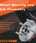 Wheel Hub And Bearing Assembly With ABS Encoder For Front And Rear Use On 2008-2019 Cadillac CTS, hub with bolts