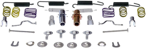 Rear Parking Brake Hardware Kit for Select Lexus and Toyota Models with springs and metallic components on display
