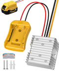 20V To 12V Step Down Power Inverter For Cordless Tool Batteries showing converter, connectors, and wiring