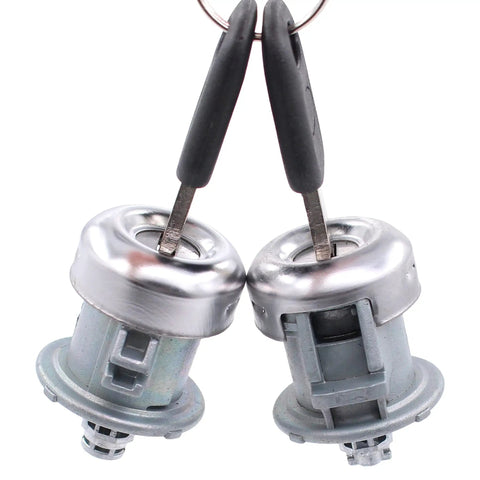 Set Of 2 Door Lock Cylinders With Keys For Ford F Series F150 F250 F350 F450 Super Duty Windstar Expedition Excursion