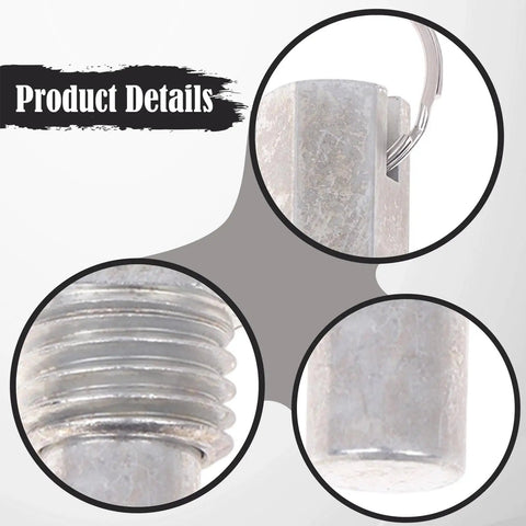 Heavy Duty Ladder Pull Pin Featuring Snap Tight Locking Design And No Sweat Quick Release Spring Plunger For Pro Shop Maintenance and Dependable Equipment Setup Style C close-up of steel body and locking features