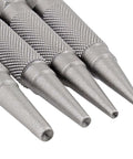 4 Piece Nail Punch Set Center Punch Kit Includes 1/32 1/16 3/32 And 1/8 Inch Nail Setter Tools for Carpentry and Woodworking