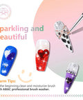 24 Color Solid Gel Nail Polish Kit With Detachable Pro Brush For Ombre Nails No Spill Hema Free Formula sparkling nail designs