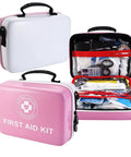 410 Piece Dual Color First Aid Kit With Hard Shell Case Pro Grade Survival Kit for Home Car Travel Hiking and Outdoor Adventures