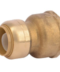 3/4 To 1 Inch FNPT Water Softener Adapter Brass Push To Connect Fitting For PEX Copper CPVC PE-RT HDPE Piping