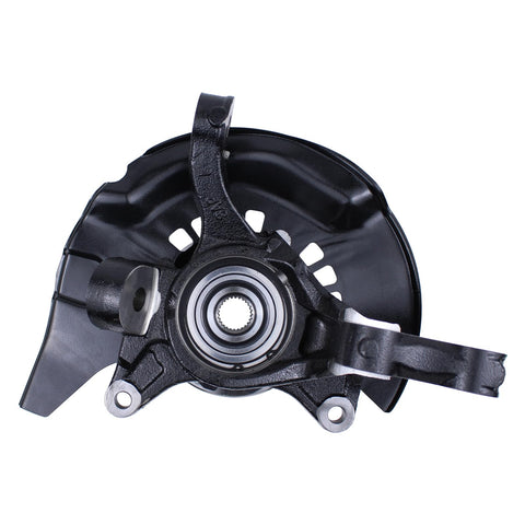 Front view of Front Left Steering Knuckle Wheel Hub Bearing Assembly For Toyota Camry Two Point Four L 2004 2005 2006 Replacement Component