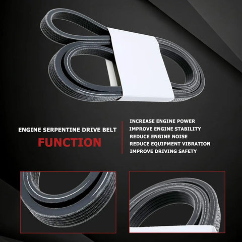 Heavy Duty 61 Inch Serpentine Drive Belt That Slaps Right Into SRX STS Beetle Jetta And Passat to Save Your Engine From Drama.