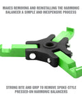 Harmonic Balancer Puller Kit Workhorse adjustable 3 jaw puller tool on white background