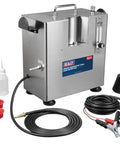 Professional Grade Smoke Diagnostic Kit For Tracking Down Sneaky Vacuum And Exhaust Leaks In Sedans And Trucks With A Hella Flexible Tubing Set And Straightforward Manual Control Dial, featuring smoke generator and attachments.