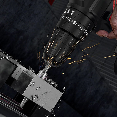 7 Degree Tapered Ball Joint Reamer One And One Half Inch Per Foot High Speed Drill Tool for tie rods and tapered holes in use