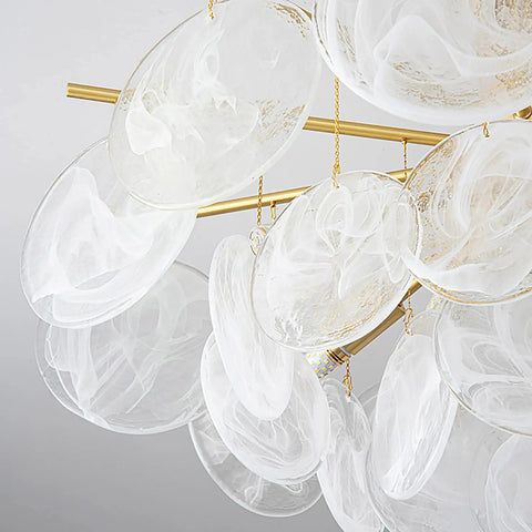 Close-up of Showstopper Modern Luxury Crystal Rain Drop Chandelier Pendant Light Fixture for Bedroom Dining Room Kitchen