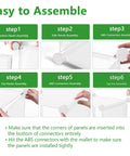 Step-by-step assembly of Modular Cube Storage Organizer For Home And Bedroom 16 Cube DIY Closet Shelves System Totally Big Capacity