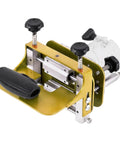 Rugged Mortise And Tenon Jig With Greaseless Linear Track For Router Slotting Locator Adjustable Woodworking Joinery Guide.