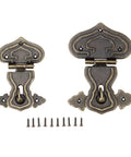 Vintage Zinc Alloy Box Hasp Lock For Jewelry Boxes Suitcases And Furniture Durable Old School Latch Clasp Hardware In 108x74x77mm