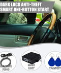 Push To Start Car Ignition Kit With Keyless Entry And Anti Theft System Universal 12V Vehicle Ignition Switch Upgrade details