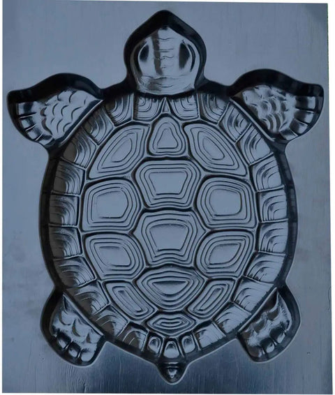 Turtle Shaped Stepping Stone Mold For DIY Concrete Garden Pathway Pavers ABS Plastic Casting Mold Makes Over Fifty Turtles