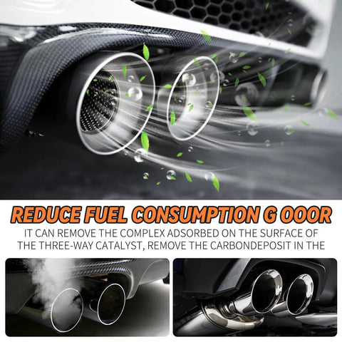 Catalytic Converter Cleaner Kit Four Pack For Engine And Exhaust System Carbon Removal Additive Fuel System Treatment Oil