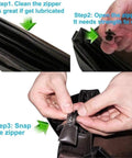 Zipper Repair Kit Quick Fix Clip For Coats Jackets Luggage And Backpacks No Fuss Zip Slider Rescue 6 Piece Universal Set installation steps