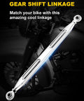 Biker Grade Chrome Shift Linkage Rod For Harley Davidson Touring Bikes 1986 2024 Bolt On Replacement For Smooth Shifts On Softail Dyna Fatboy Street Glide Road Glide Road King Electra Glide, chrome shift linkage rod