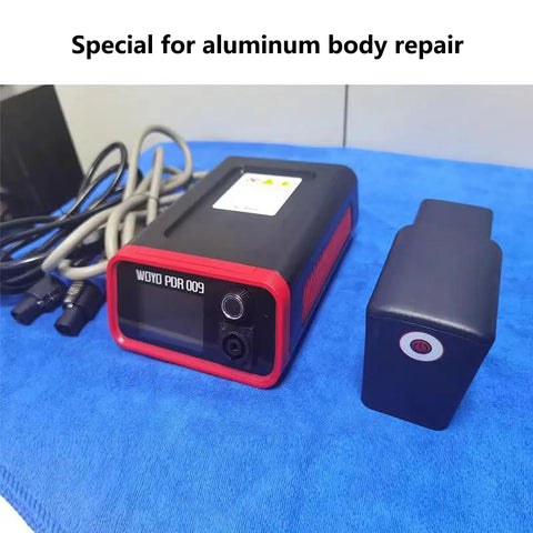 Pro Grade 1500W Induction Dent Repair Tool For Paintless Dents And Hail Damage on blue background