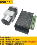 Mini Harmonic Drive Stepper Motor Kit High-Precision Robot Manipulator Arm Joint and Rotating Platform Cam Divider 4 Axis DD Motor, 0.42Nm.