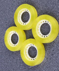 Four rolls of Dope 12 Pack 11mm X 30m BOPP Packing Tape For Packaging And School Use on a gray background