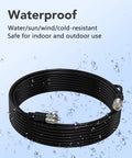 RG8x Coaxial Cable 30 Ft to 100 Ft Kit for Radios and CB Antennas PL259 UHF Male to Male 50 Ohm Shielded RF Cable waterproof