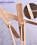Close-up of Dragonfly Propeller Toys Set For Outdoor Fun, 10 Pack Wooden Flying Dragonflies showing easy installation.