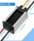 2 Pack Waterproof Car Power Converter 12V to 6V Buck Converter Adjustable 8 to 22V Input to 3 to 15V Output 3A 18W Module