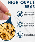 Heat Set Insert Tips For 3D Printer Projects, Compatible With Weller SP40NKUS, Hakko FX 888D, 900M, And T18 Soldering Irons, high-quality brass, abrasion and corrosion resistance