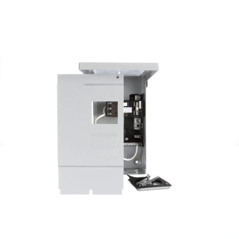 Outdoor Spa Electrical Panel 125 Amp Main Lug 4 Space 8 Circuit Box With Factory Installed 50 Amp GFCI Breaker Single Phase Bus Bar NEMA 3R