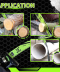 15 Inch Japanese Teeth Reciprocating Saw Blades For Wood Pruning And Tree Trimming 6TPI Curved Edge cutting wood and PVC