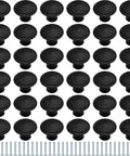 36 Piece Round Cabinet Knob Set With Screws For Kitchen Cabinets Drawers And Bedroom Furniture 1.2 Inch Diameter Hardware Knobs