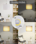 Slick Adjustable Plug In Pendant Light With Authentic Beige Linen Shade and dimming switch for customizable brightness.