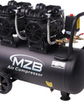 Top Notch 13 Point 2 Gallon Air Compressor Featuring Dead Silent Oil Free Pump And Heavy Duty Steel Tank Delivering Rock Solid 115 PSI