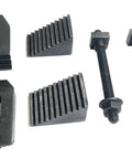 Components of Three Inch Rotary Table With Four Slots Horizontal And Vertical M6 Clamp Kit for Milling and Engineering Tools