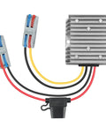 Beefy 240W DC-DC Buck Converter From 20 to 90V Down To 12V 20A Waterproof Power Supply with connectors and wires for trucks and RVs.