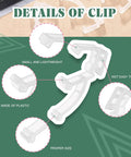 Details of Grab These Top Notch Clear Plastic Valance Clips For Seamless Install On Wood Or Faux Wood Horizontal Blinds. Small and durable.