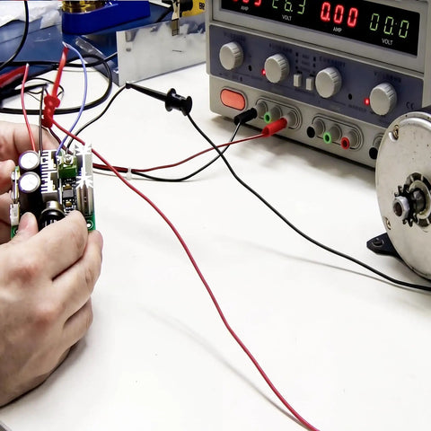 Testing Beefy PWM DC Brushed Motor Speed Controller For 12V To 40V Systems With 8A Rated And 10A Peak, 400W Capacity