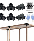 Three Way And Four Way Right Corner Pergola Bracket Kit For 4x4 Wood Beams Built Tough Cast Iron With Galvanized Waterproof Finish