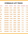 Heavy Duty Hydraulic Lift Platform For Factory Material Handling With One Touch Electric Control And 32 Foot Vertical Cargo Elevation Specifications Chart
