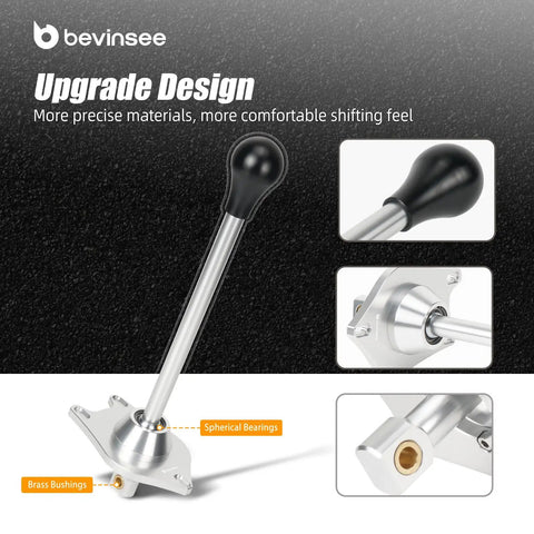 Short Throw Shifter for BMW E90 E91 E92 E93 E81 E82 E87 E88 2006-2013 Premium 6061 Billet Aluminum Upgrade With Precision Spherical Bearings