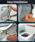 Easy installation Washer Lid Lock Service Kit For Heavy Duty Front Load Washers replacement process on GTW models shown