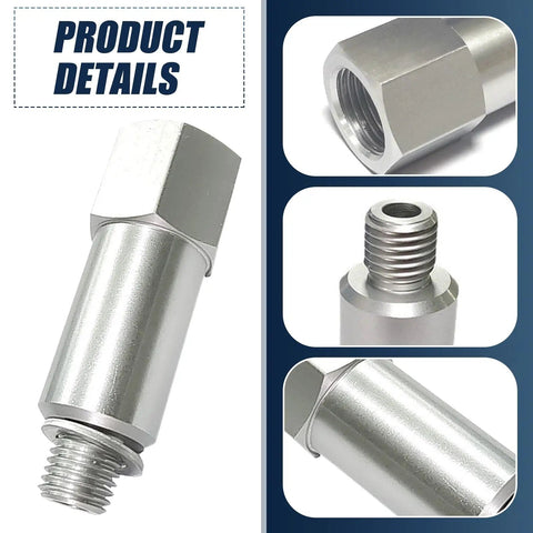 Car Cooling Water Temperature Adapter From M12x1.5 Male To 3/8 NPT Female, alloy extension with gasket, product details