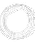 Slick Clear Pvc Vinyl Tubing Hose With Three Quarter Inch Inside Diameter And One Inch Outside Measuring Ten Feet Long stays coiled for flexibility.