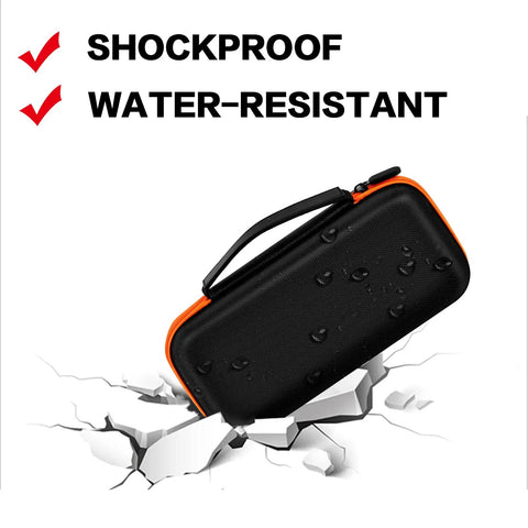 Shockproof, water-resistant Compact, Rugged Tool Case For ZipSnip And SnapFresh Cordless Scissors with mesh pocket, black case only
