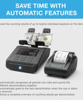Money Counting Scale For Cash Registers Multi Currency Counts Coins And Bills In One Minute With Non Cash Items