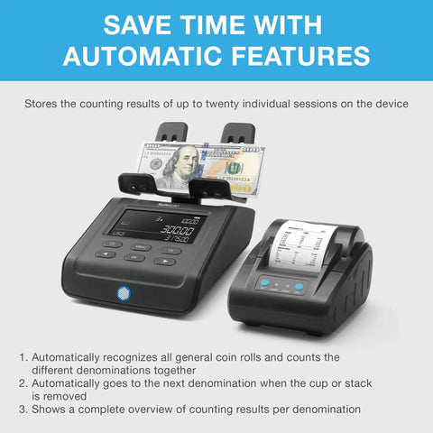 Money Counting Scale For Cash Registers Multi Currency Counts Coins And Bills In One Minute With Non Cash Items