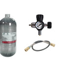 2.5L Carbon Fiber Air Tank 4500psi With Paintball Fill Station And Regulator Gauge M18x1.5 CE Certified Not DOT Certified